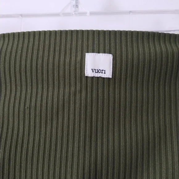 VUORI Dark Moss Green Inversion Rib Legging XL - Picture 7 of 8